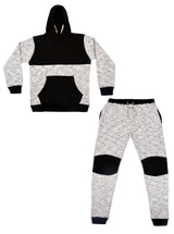 Bahob® Boys Activewear 2 Piece Fleece Pull Over Hoodie & Joggers Camouflage Contrast. - Bahob