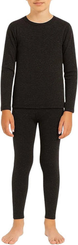 Kid's Thermal Set Ultra Soft Boys Long Sleeve Thermal Top & Bottom Set 5-14 Year