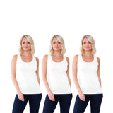 Bahob® 3 Pack Women's Vests Tank Tops for Women Super soft Cotton Vest S-2XL