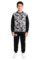 Bahob® 1 & 2 Pack Boys Girls Tracksuit, Unisex Jumper Sweatshirt and Jogger Bottoms Tracksuit Set for Kids 3-14 Years