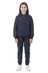 Bahob® 1 & 2 Pack Girls Tracksuits Set Printed Hoodie and Tracksuit Jogging Bottoms, Kids Track Suits Activewear Sets for Girls 5-14 Years