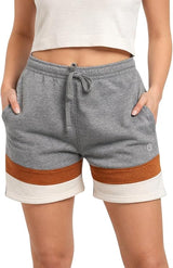 Bahob® 1 & 3 Pack Women's Fleece Short Summer Shorts with Elasticated Waistband 3 Pockets Knee Length Sweat Shorts Jogging Sport Workout Hiking Gym Athletic Running Shorts S-3XL