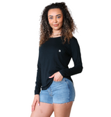 Bahob® 3 Pack Women's Classic-Fit Crewneck , Multipacks Ladies Long Sleeve T-Shirt Top S-XXL