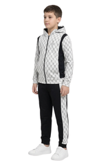 Bahob® 1 & 3 Pack Boys Tracksuit 2pcs Fleece Unisex Activewear Tracksuit Set Hoodie and Joggers Set Zip Up Hoodie & Bottom Jogging Suit 5-14 Years