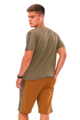 Bahob® Men's Short Pyjama Sets Soft Cotton Men's Short PJs, Sleepwear Nightwear Set for Men