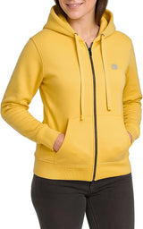 Bahob® Womens Ladies Plain Zip Up Hoodie Long Sleeve Sweatshirt Full Zip Top Soft Jumper Jacket Hoodies Top S-3XL