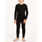 Kid's Thermal Set Ultra Soft Boys Long Sleeve Thermal Top & Bottom Set 5-14 Year
