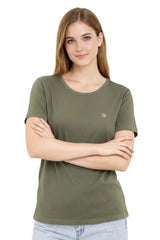 Bahob® 3 Pack Women's Classic-Fit Short-Sleeve Crew neck Plain Cotton T-Shirt S-XXL