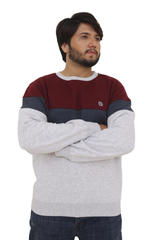 Bahob® Men's Fleece Crew Neck Sweatshirt Pullovers Long Sleeve Jumper, Sweater S-3XL