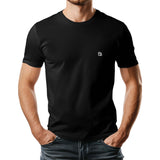 Bahob® Pack of 5 Men’s T-Shirts Crew Neck Short Sleeves Plain Soft Cotton Tops S-3XL