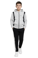 Bahob® 1 & 3 Pack Boys Tracksuit 2pcs Fleece Unisex Activewear Tracksuit Set Hoodie and Joggers Set Zip Up Hoodie & Bottom Jogging Suit 5-14 Years