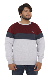 Bahob® Men's Fleece Crew Neck Sweatshirt Pullovers Long Sleeve Jumper, Sweater S-3XL