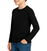 3 Pack Boys Girls Long Sleeved Top Round Neck Kids T Shirts Soft Cotton PE Top 5-14 Years