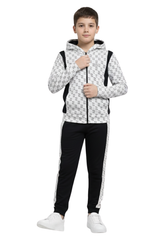 Bahob® 1 & 3 Pack Boys Tracksuit 2pcs Fleece Unisex Activewear Tracksuit Set Hoodie and Joggers Set Zip Up Hoodie & Bottom Jogging Suit 5-14 Years