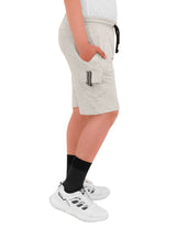 2 Pack Boys Cargo Shorts with Pockets Kids Terry Fleece Short Summer Shorts Elasticated Waistband 5-14 Years