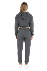 Bahob® Women’s Sportswear Set, 2 Pcs Women Tracksuit Hoodie Crop Top and Joggings Pants Leggings Yoga Gym Wear Tracksuits Activewear Set