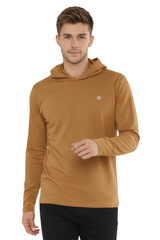 2 Pack Men's Lightweight Jersey Pullover Hoodie Long Sleeve Hooded T-Shirt for Gym & Everyday Wear S-3XL