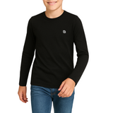 Bahob® 2 Pack Boys Long Sleeve T-Shirt Top Children's Round Neck Long-Sleeve T-Shirt Soft Cotton 3-14 Years kids t shirt