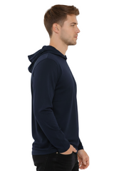 2 Pack Men's Lightweight Jersey Pullover Hoodie Long Sleeve Hooded T-Shirt for Gym & Everyday Wear S-3XL