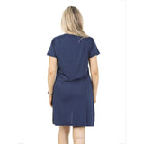 Bahob® Ladies Nightdress Cotton Short Sleeve Night Shirt Nightdress Women's Nightie Nightwear Loungewear S-XXL