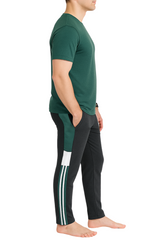 Bahob® Men's Pajamas Sets, Plain Short Sleeve Top and Bottoms Loungewear Set Soft Cotton Sleepwear Suits Nightwear For Mens S to 3XL