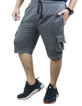 Bahob® Men's Fleece Short, Summer Casual Shorts Cotton with Elasticated Waistband Jogger Shorts S-XXL