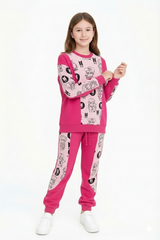 Bahob® Girls 2 Piece Sweatshirt & Jogging Bottoms Tracksuit Set