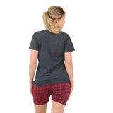 Women's Pajama's Sets with Shorts Ladies Pajama's Cotton Short Sleeve Soft 2 Pieces Pjs Set Summer Loungewear Sleepwear Nightwear for Women S-XXL