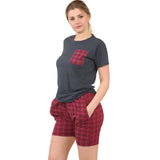 Women's Pajama's Sets with Shorts Ladies Pajama's Cotton Short Sleeve Soft 2 Pieces Pjs Set Summer Loungewear Sleepwear Nightwear for Women S-XXL