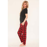 Women's Pyjamas Set Short Sleeve Cotton Printing Pjs Loungewear Soft Nightwear Sleepwear Set with Pockets Ladies Pjs Set S-XXL