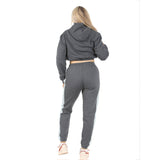Bahob® Women’s Sportswear Set, 2 Pcs Women Tracksuit Hoodie Crop Top and Joggings Pants Leggings Yoga Gym Wear Tracksuits Activewear Set