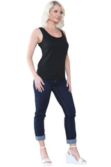 Bahob® 3 Pack Women's Vests Tank Tops for Women Super soft Cotton Vest S-2XL