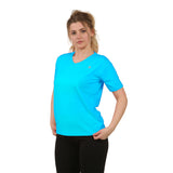 Bahob® 2 Pack Women's Classic-Fit Short-Sleeve V-NeckT-Shirt Plain Cotton T-Shirt Multipacks S-XXL