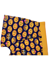 navy smily face boxer