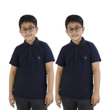 Bahob® 2 Pack Kids Girls Boys Polo T Shirts Plain School Uniform Polo Shirt Short Sleeve Polo Shirt PE Top 5-14 Years