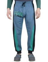 sky blue and green joggers