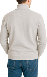 Bahob® Men's Turtleneck Slim Fit Men's Jumper Cotton Ribbed High Neck Pullover Sweater S-3XL