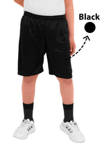 2 Pack Boys Girls Unisex Shadow Stripe Gym Sports Football Games School PE Shorts 5 to 14 Years