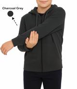 Bahob® Hoodies For Boys Kids Fleece Zip-Up Hoodie Sweatshirt Kids Hoodies Jacket Sweatshirt for Boys Long Sleeve Top Unisex Age 5-14 Years