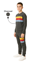 Bahob® 1 & 2 Pack Boys Girls Tracksuit, Jumper Sweatshirt and Jogger Bottoms Tracksuit Set for Kids 3-14 Years