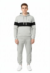 Bahob® Men's Tracksuit Set Full Sleeve Fleece Hoodie Top Jogging Bottoms Joggers