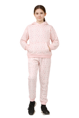 Bahob® 1 & 2 Pack Girls Tracksuits Set Printed Hoodie and Tracksuit Jogging Bottoms, Kids Track Suits Activewear Sets for Girls 5-14 Years