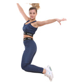 Bahob® Gym Sets for Women 2 Piece Seamless Workout Yoga Outfits Exercise Sports Bra and High Waist Elastic Leggings Tracksuits Activewear Set S to XL