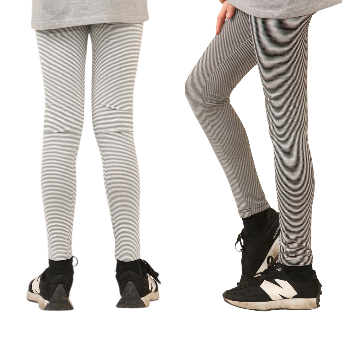 Bahob® 2 Pack Girl’s Leggings Pants for Kids Full Length Skin Tight, Stretch Fit Cotton Legging 5-6 to 13-14 Years