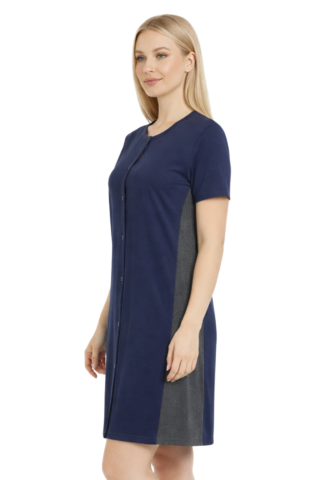 Bahob® Ladies Nightdress Cotton Short Sleeve Night Shirt Nightdress Women's Nightie Nightwear Loungewear S-XXL