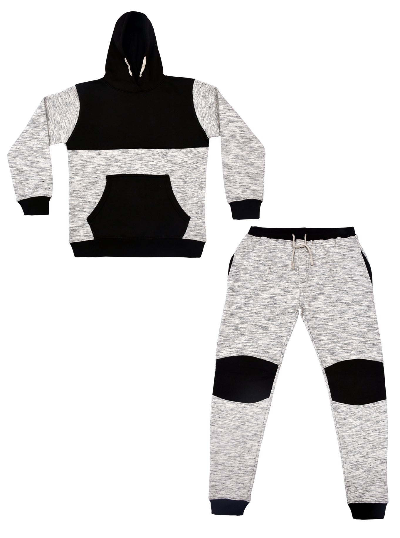 Bahob® Boys Activewear 2 Piece Fleece Pull Over Hoodie & Joggers Camouflage Contrast. - Bahob