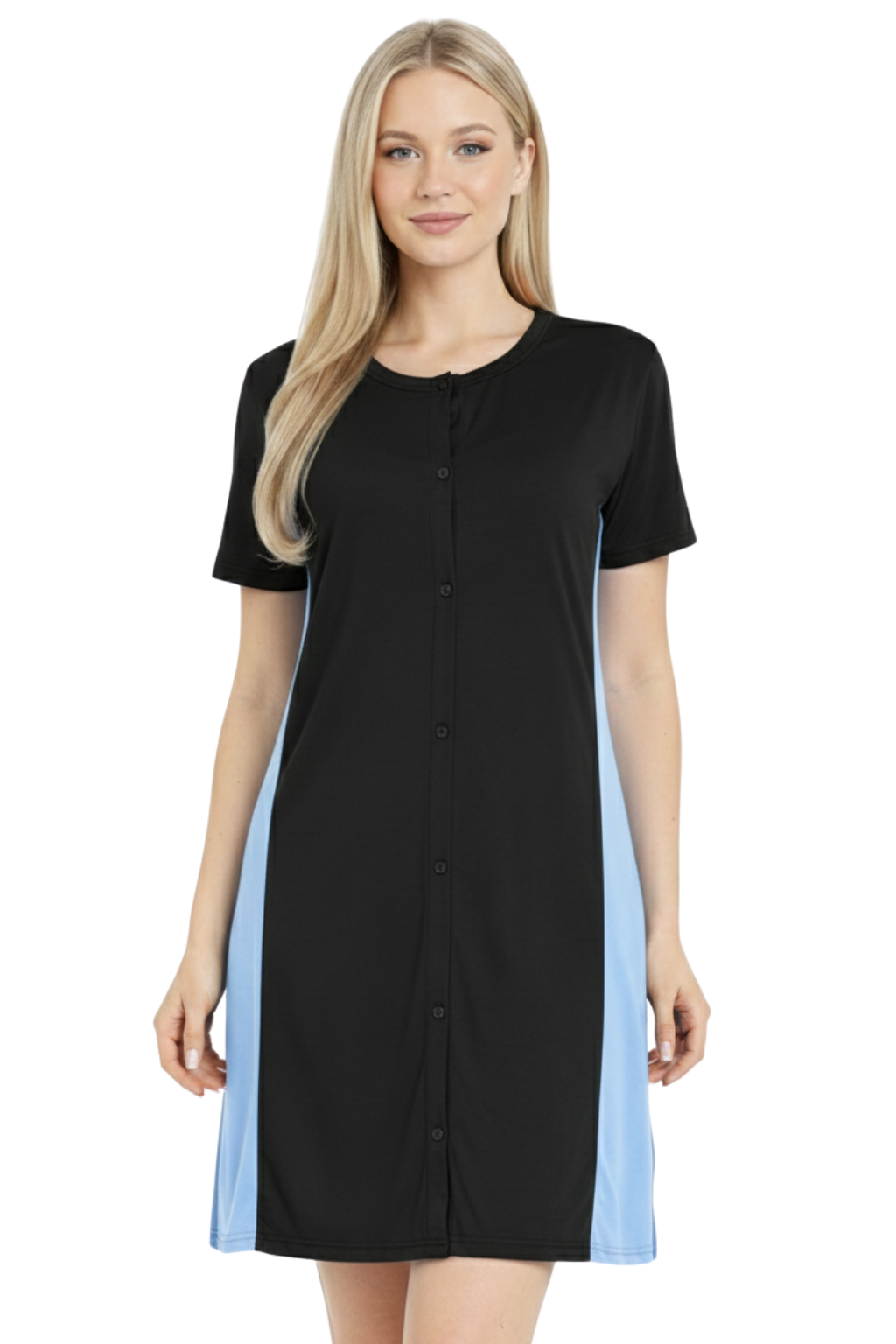 Bahob® Ladies Nightdress Cotton Short Sleeve Night Shirt Nightdress Women's Nightie Nightwear Loungewear S-XXL
