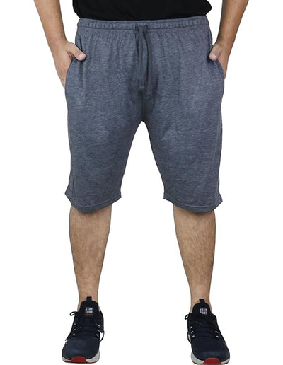 Bahob® Men's Jersey Short with Pockets Cotton Summer Elasticated Waistband Jogging S-3XL