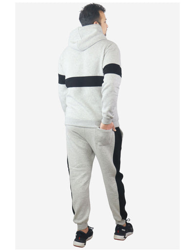 Bahob® Mens Tracksuit Set Full Sleeve Fleece Hoodie Top Jogging Bottoms Joggers. - Bahob