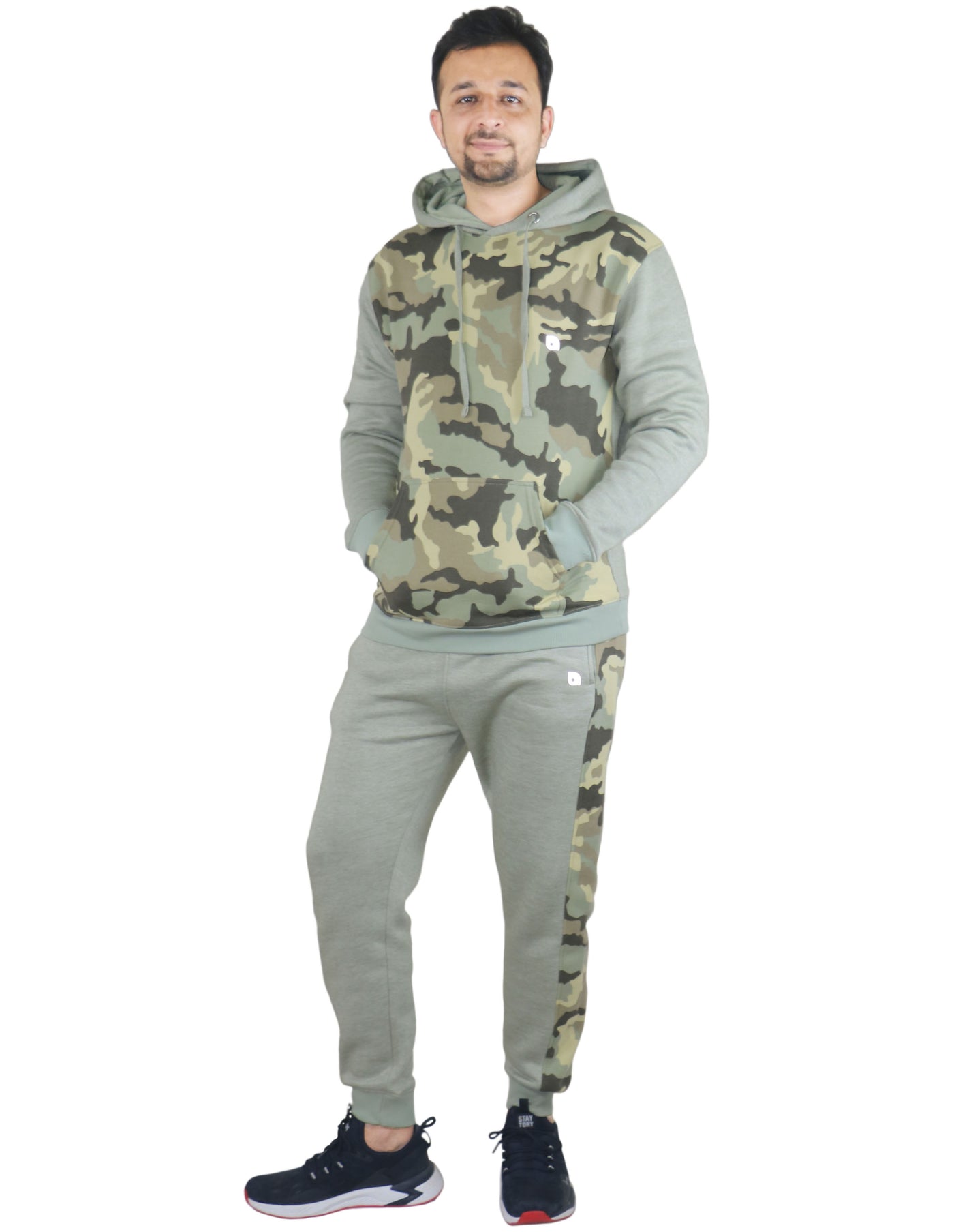 Bahob® Mens Tracksuit Set Full Sleeve Fleece Hoodie Top Jogging Bottoms Joggers. - Bahob